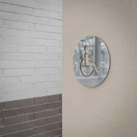 Handicap Restroom Sign