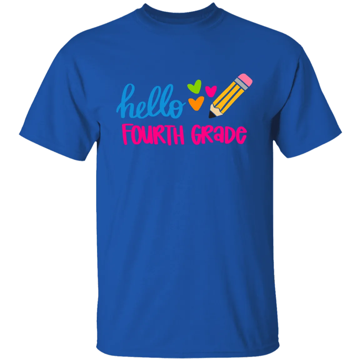 Hello Fourth Grade Youth 100% Cotton T-Shirt