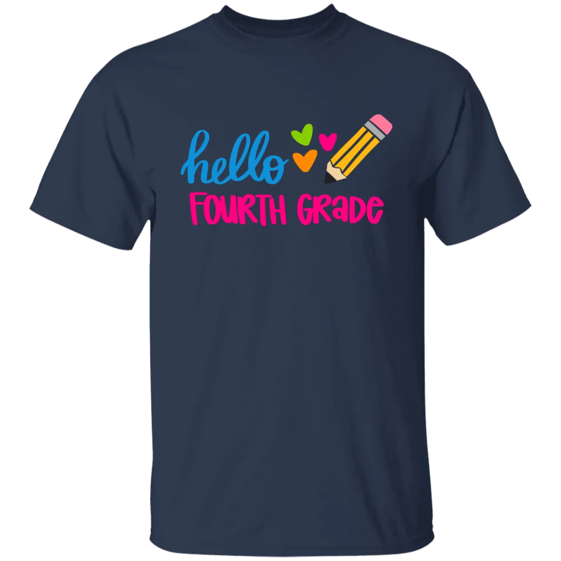 Hello Fourth Grade Youth 100% Cotton T-Shirt