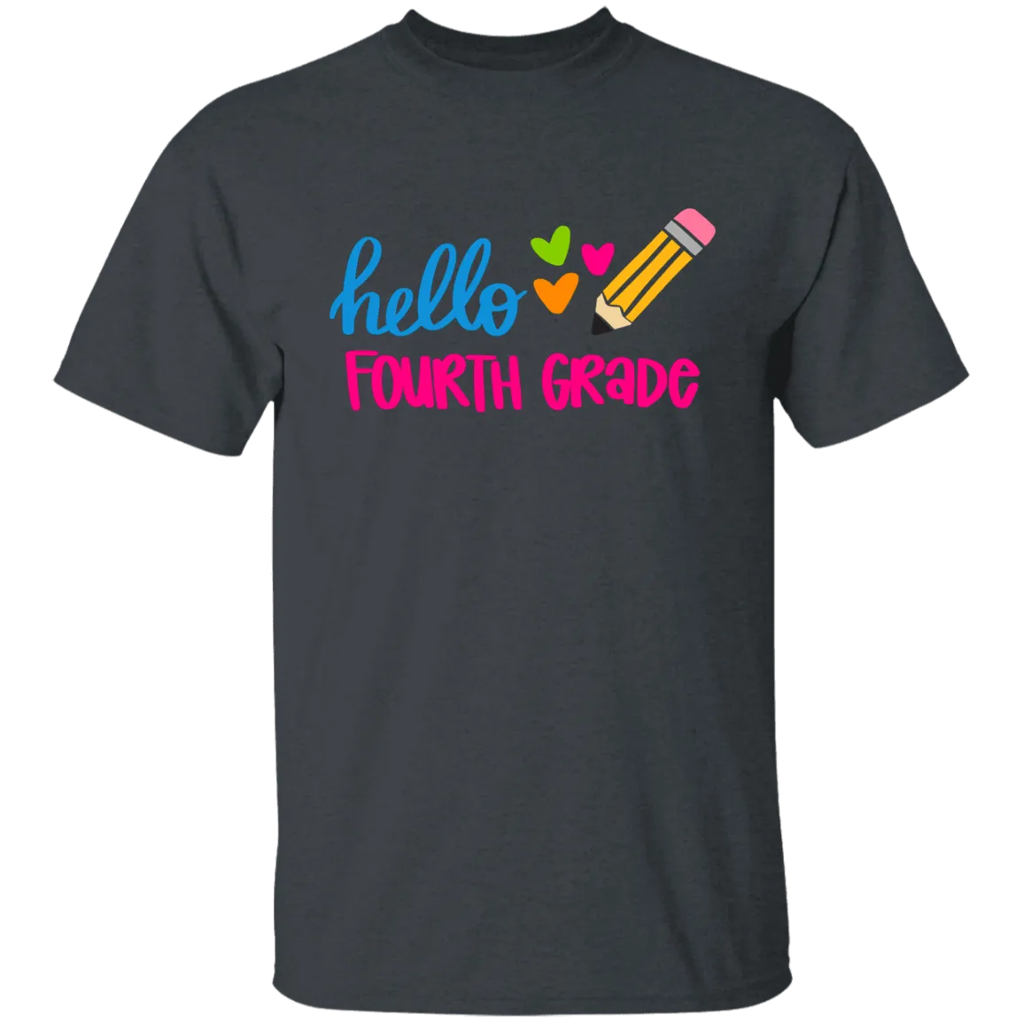 Hello Fourth Grade Youth 100% Cotton T-Shirt