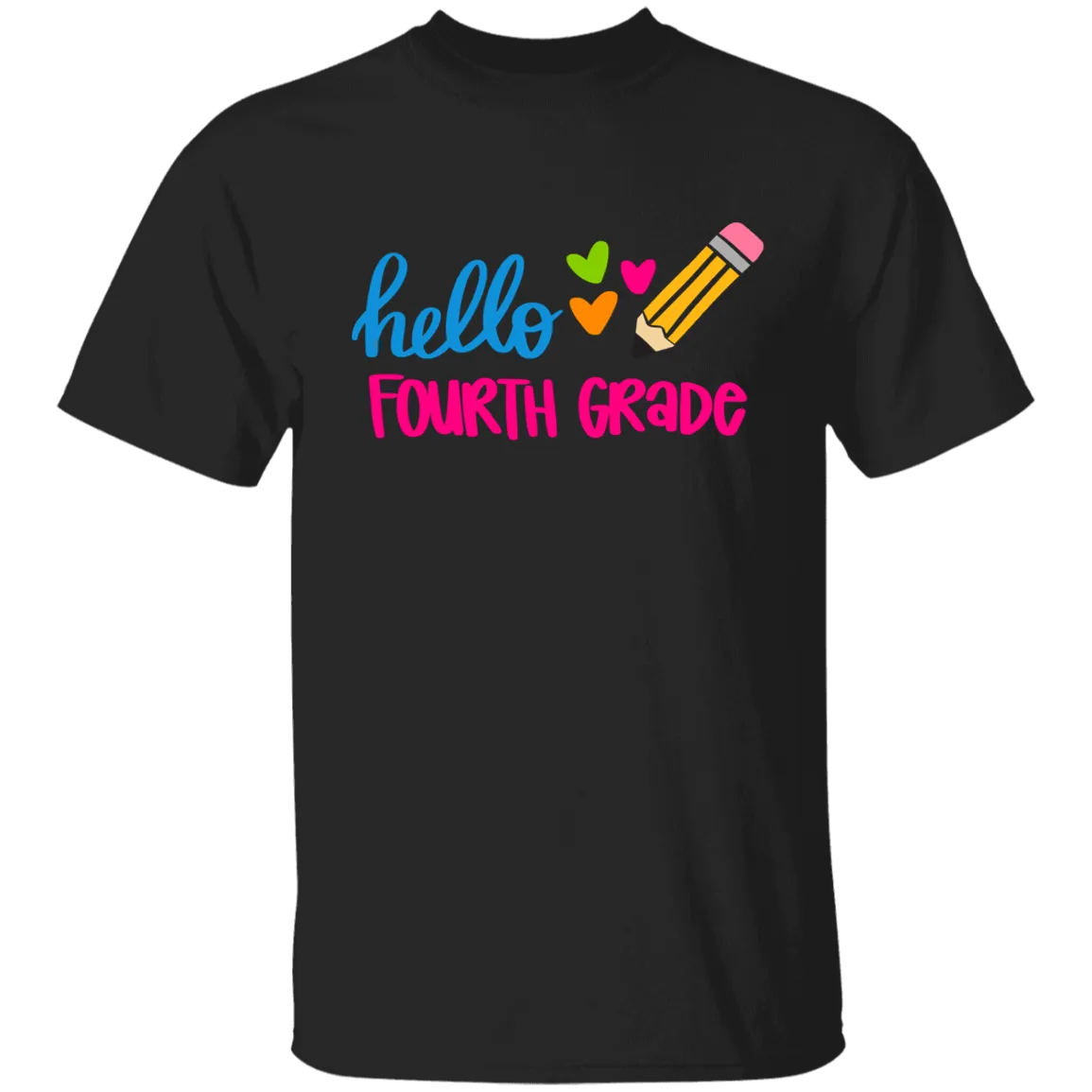 Hello Fourth Grade Youth 100% Cotton T-Shirt