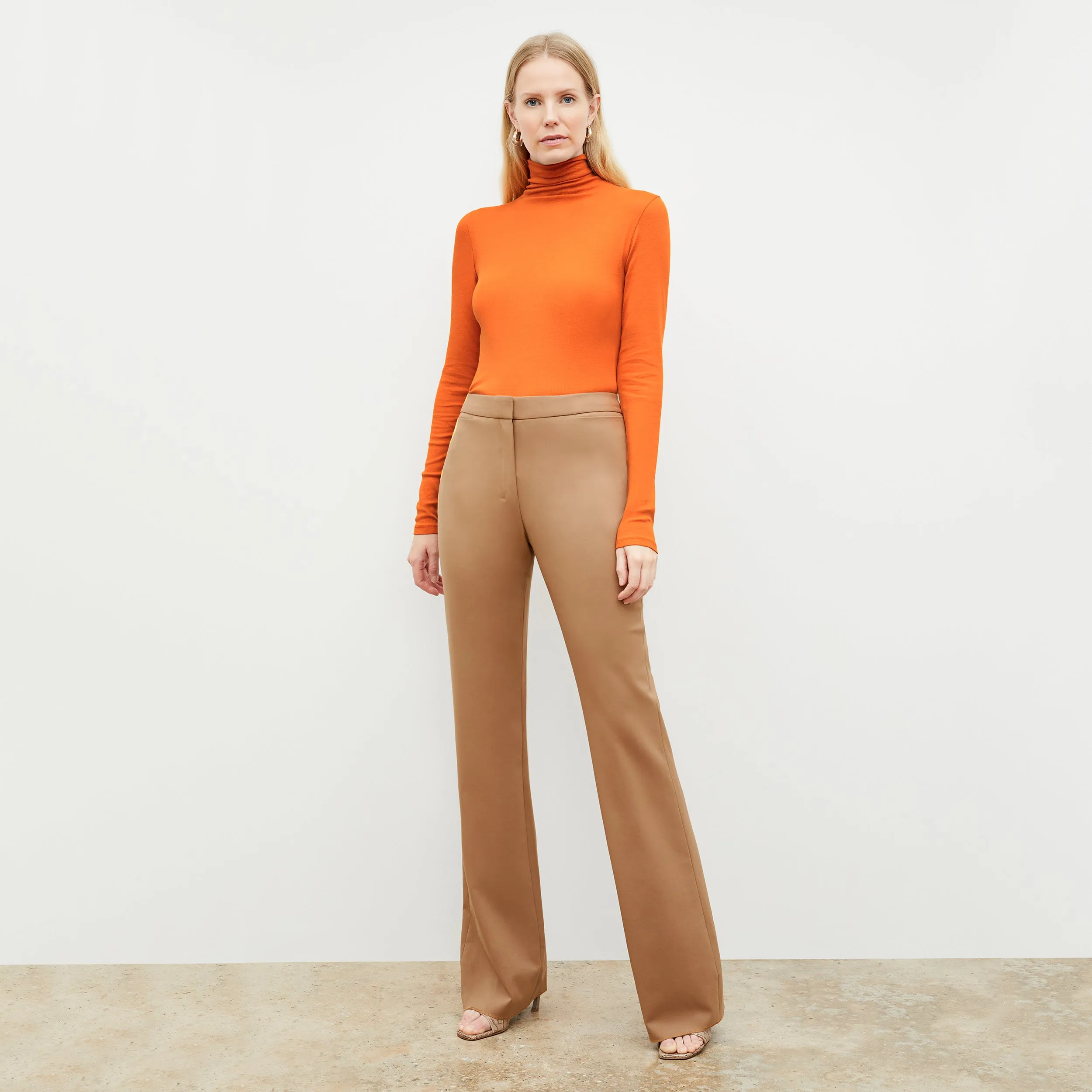 Horton Pant - Washable Wool Twill :: Camel