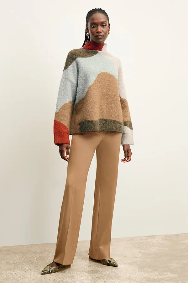Horton Pant - Washable Wool Twill :: Camel