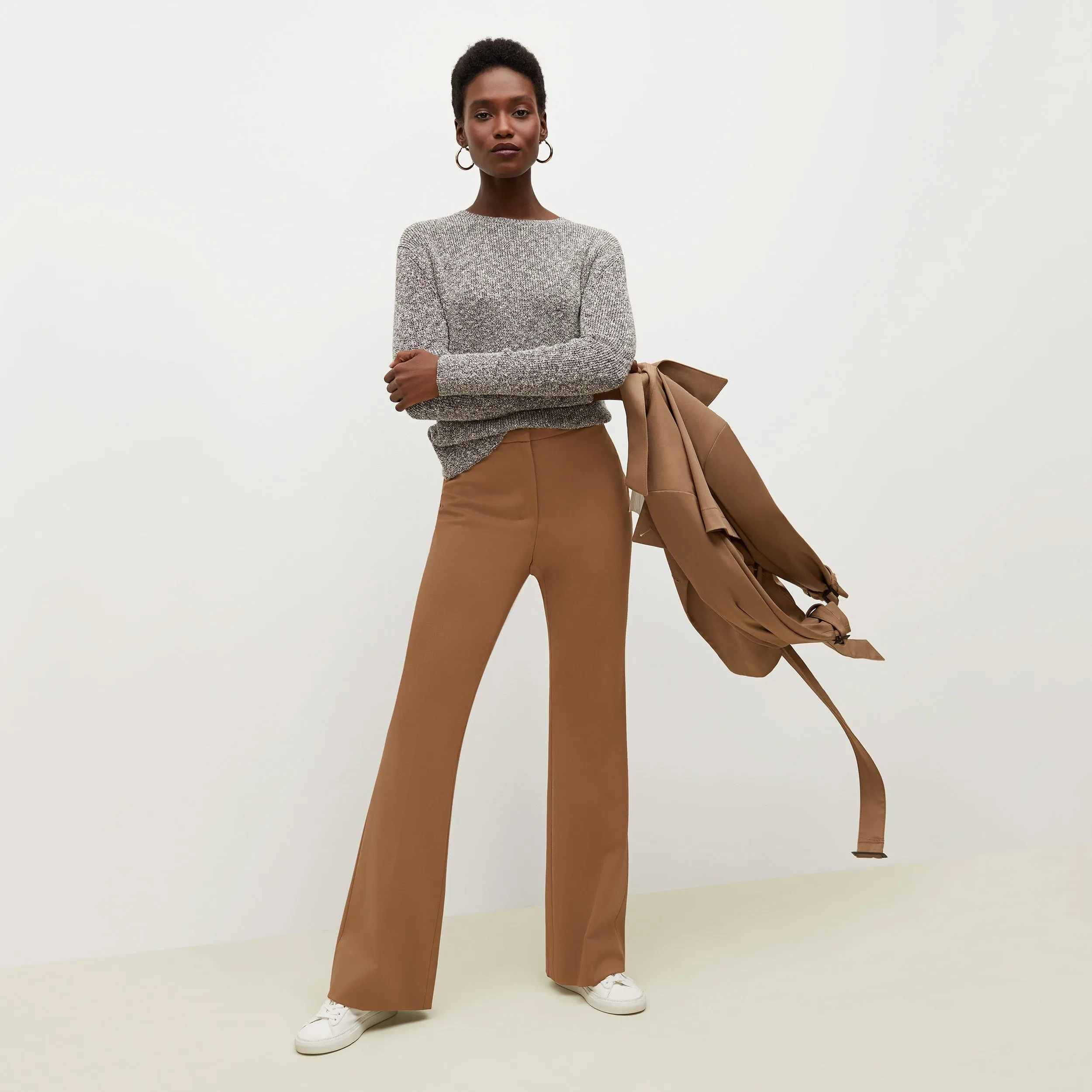 Horton Pant - Washable Wool Twill :: Camel