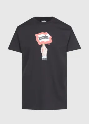 ICECREAM: STICK UP SS TEE [BLACK]