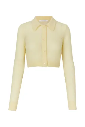 JAQUELINE | CARDIGAN VENUS SOFT KNIT SOFT YELLOW