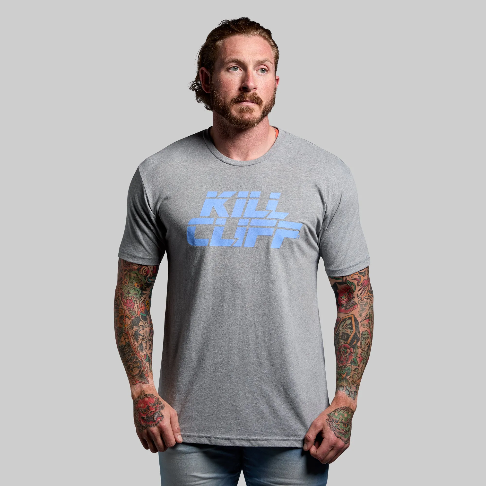 Kill Cliff Tee (Heather Grey-Stacked)
