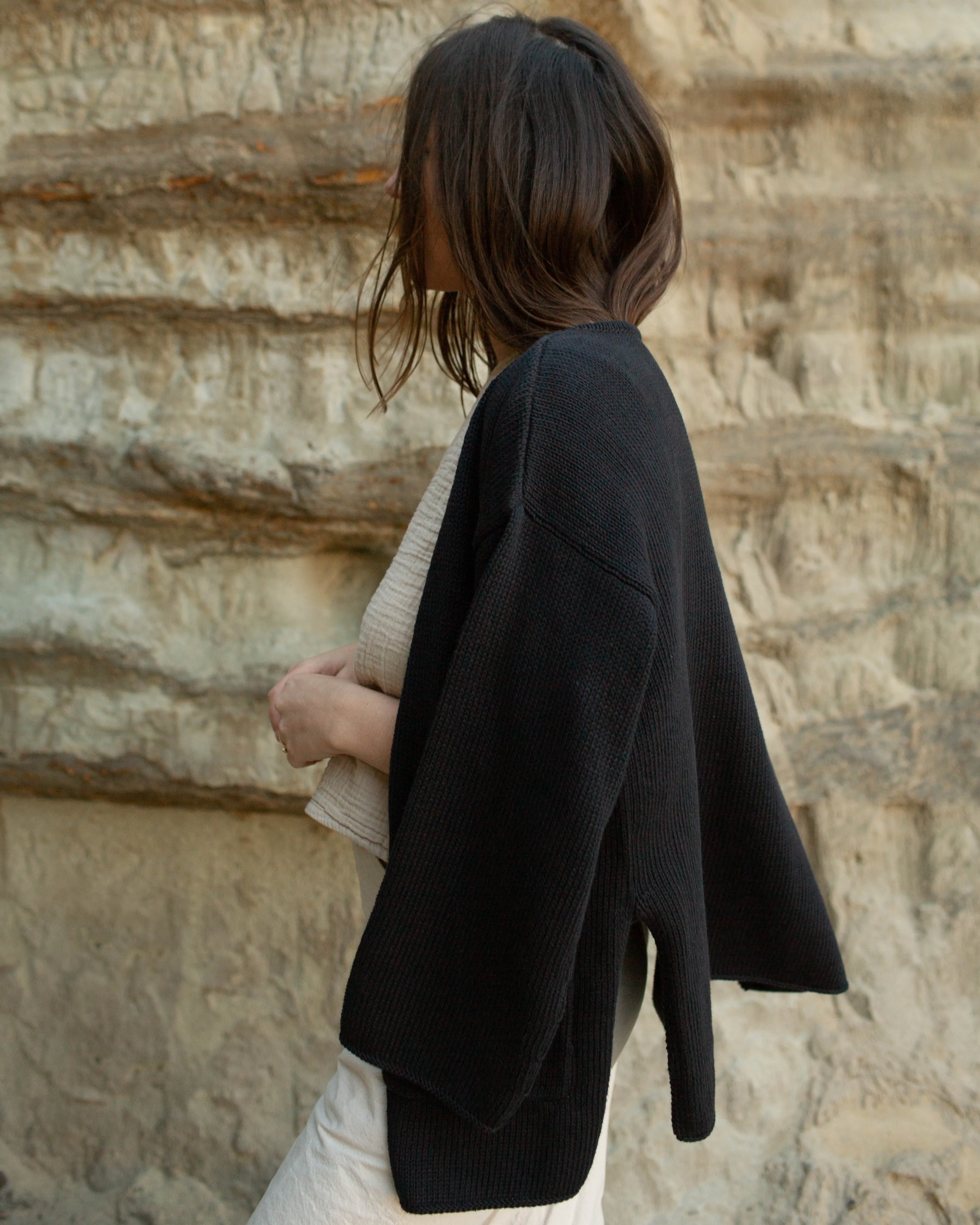 Knit Pocket Cardigan