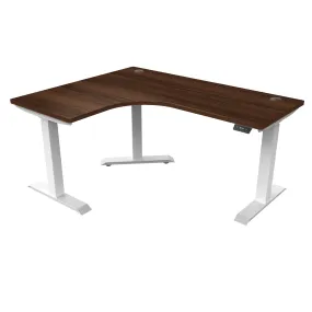 L-Shaped Extended Standing Desk, MFC Tabletop