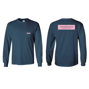 LONG SLEEVE POCKET TEE / NAVY