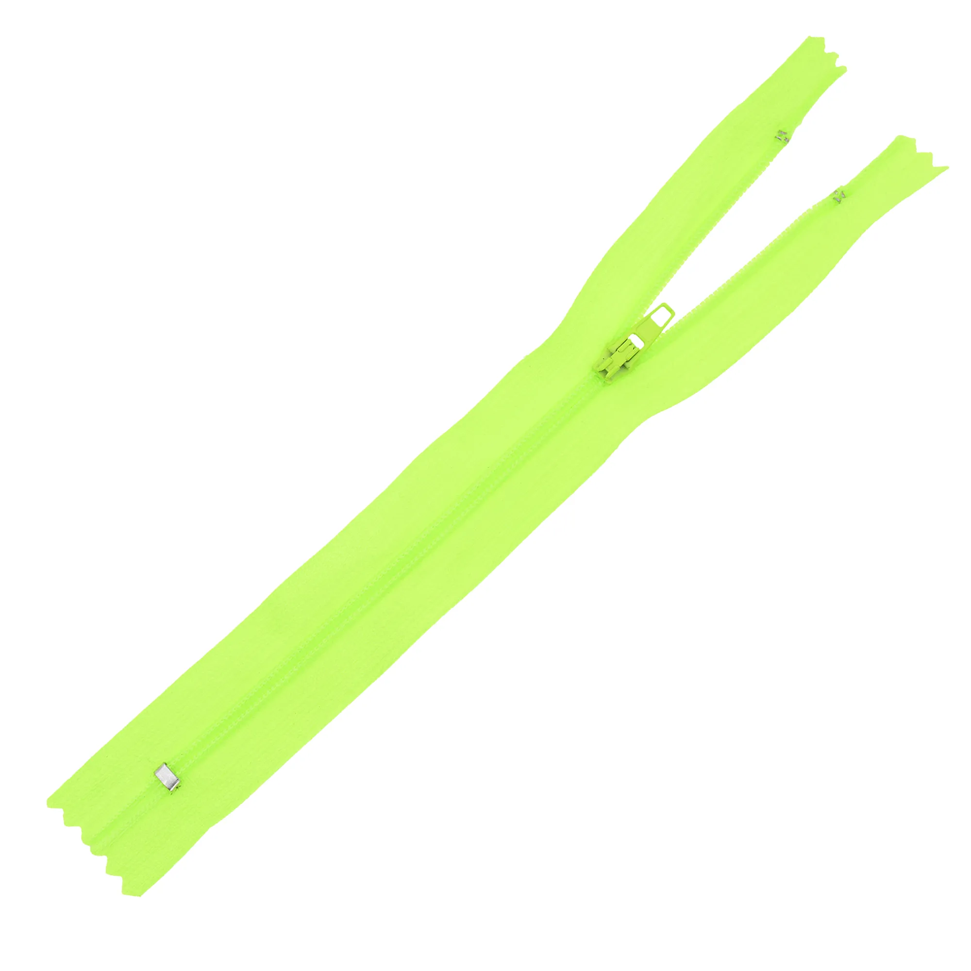 Mandala Crafts Lime Green Nylon Zippers for Sewing Lime Green Zipper in Bulk - Lime Green Sewing Zippers for Tailor Zipper Replacement