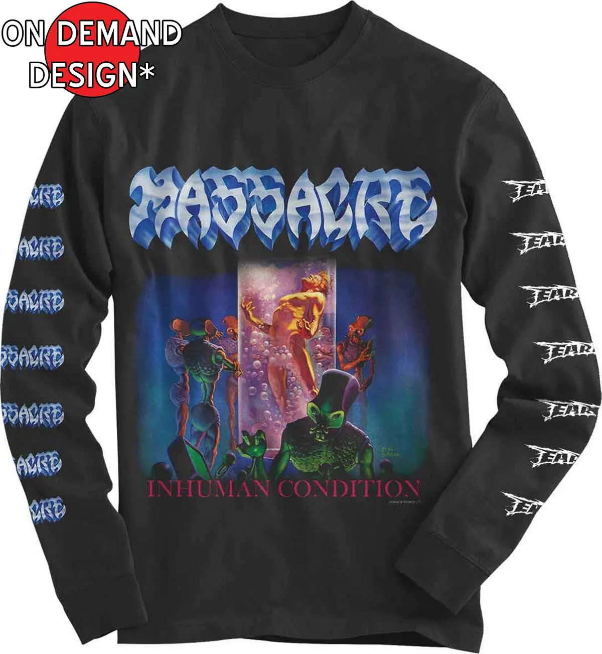 Massacre "Inhuman Condition" Long Sleeve T shirt