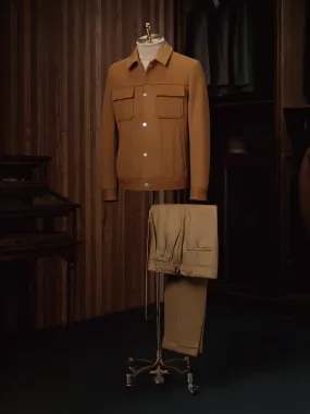 Modern Aviator & Mustard Trousers