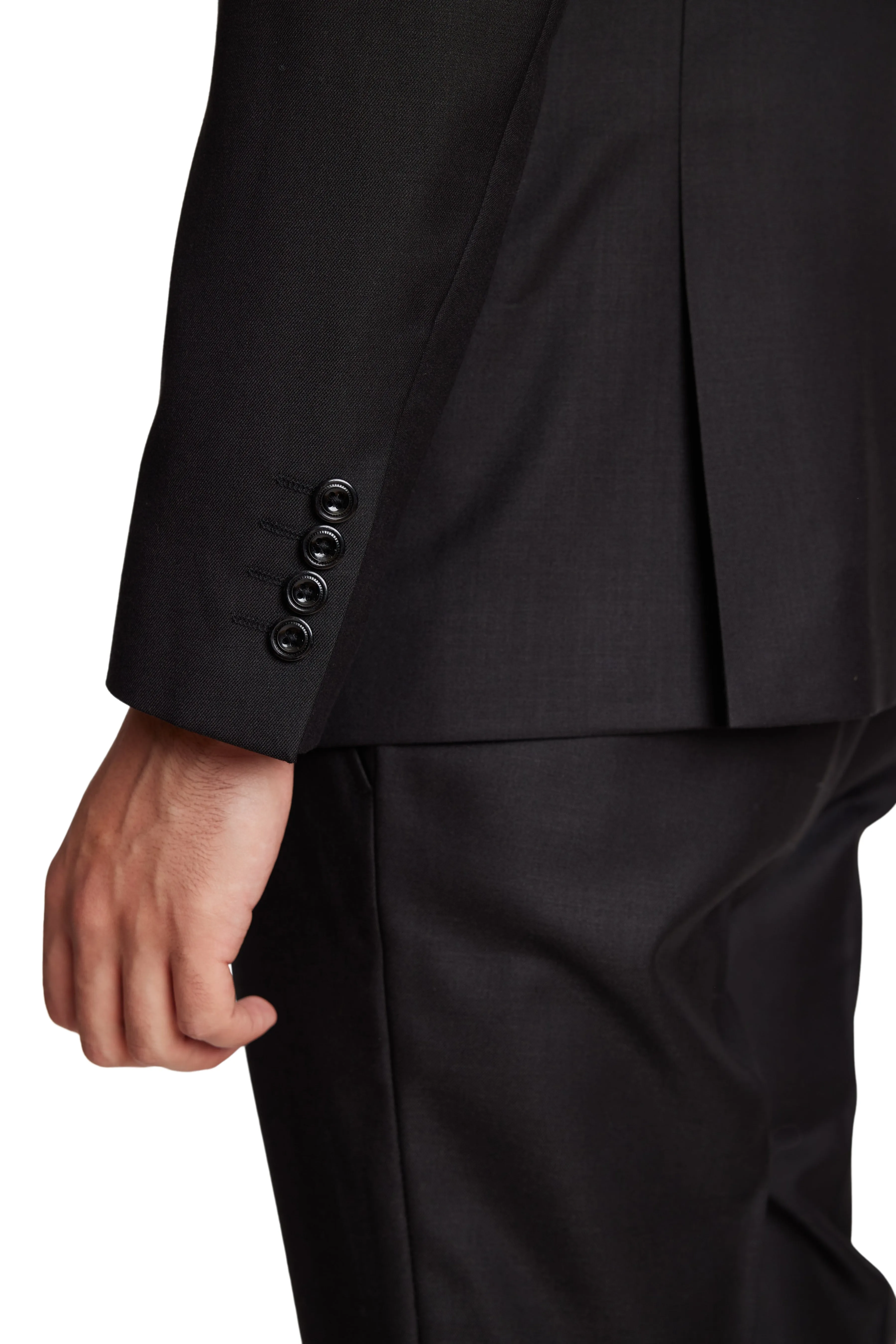 Modern Fit - Dover Notch Jacket - Soft Black Shark