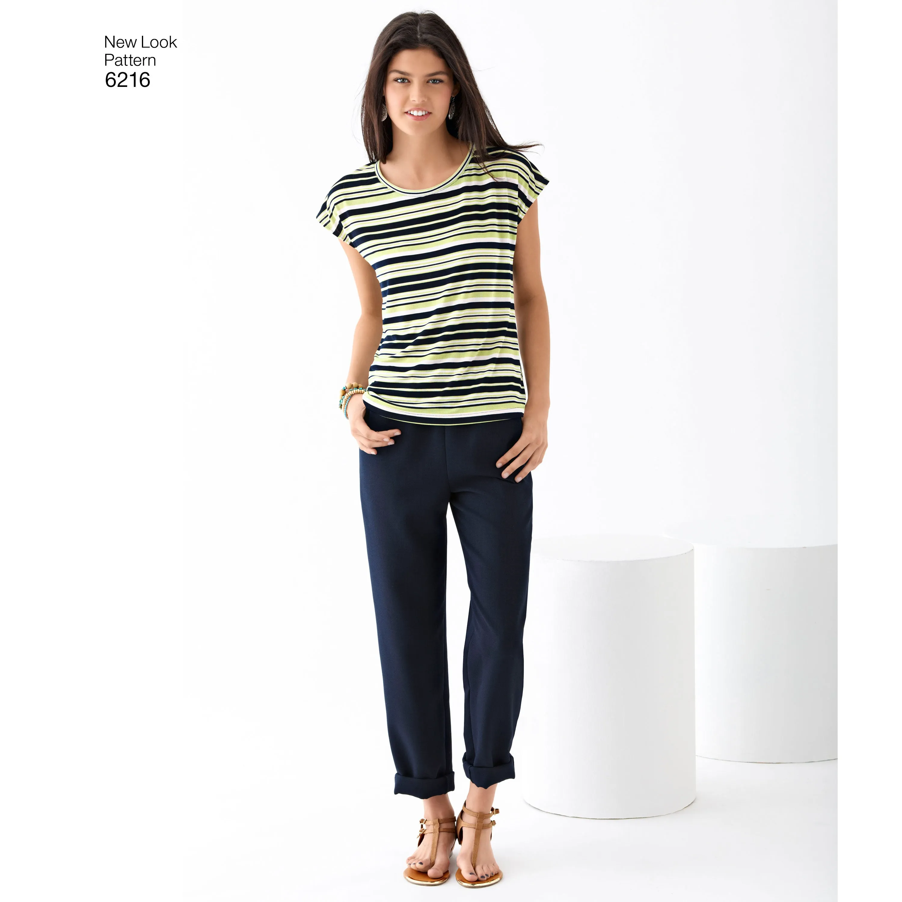 New Look Sewing Pattern 6216 - Misses' Knit Tops and Pants