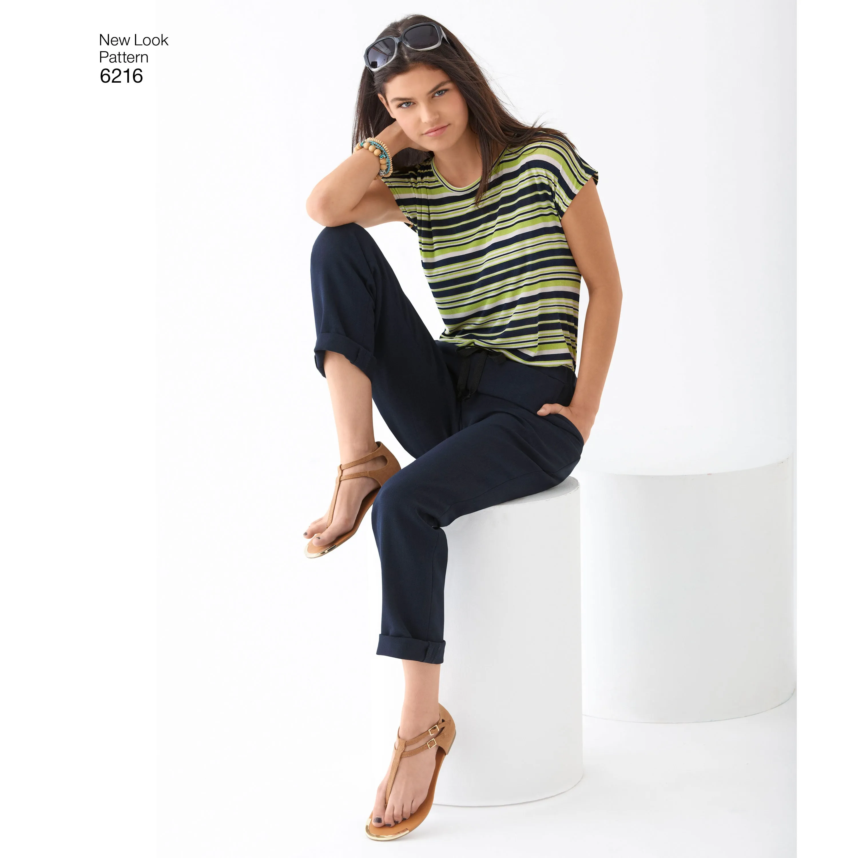 New Look Sewing Pattern 6216 - Misses' Knit Tops and Pants
