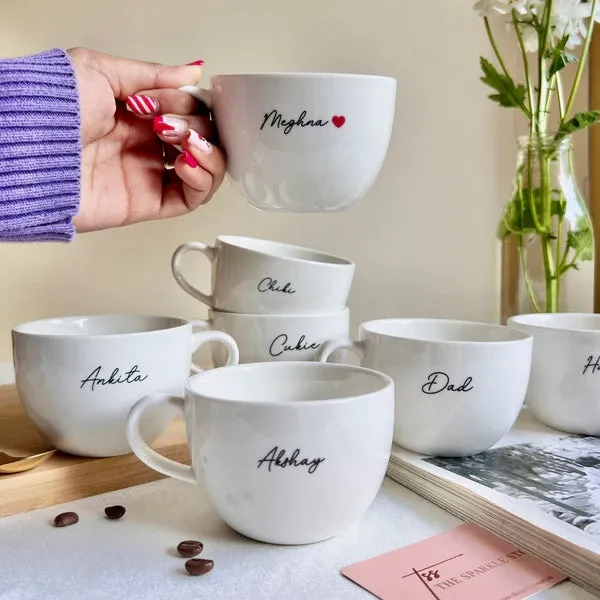 Personalized Ceramic Mug - I love you