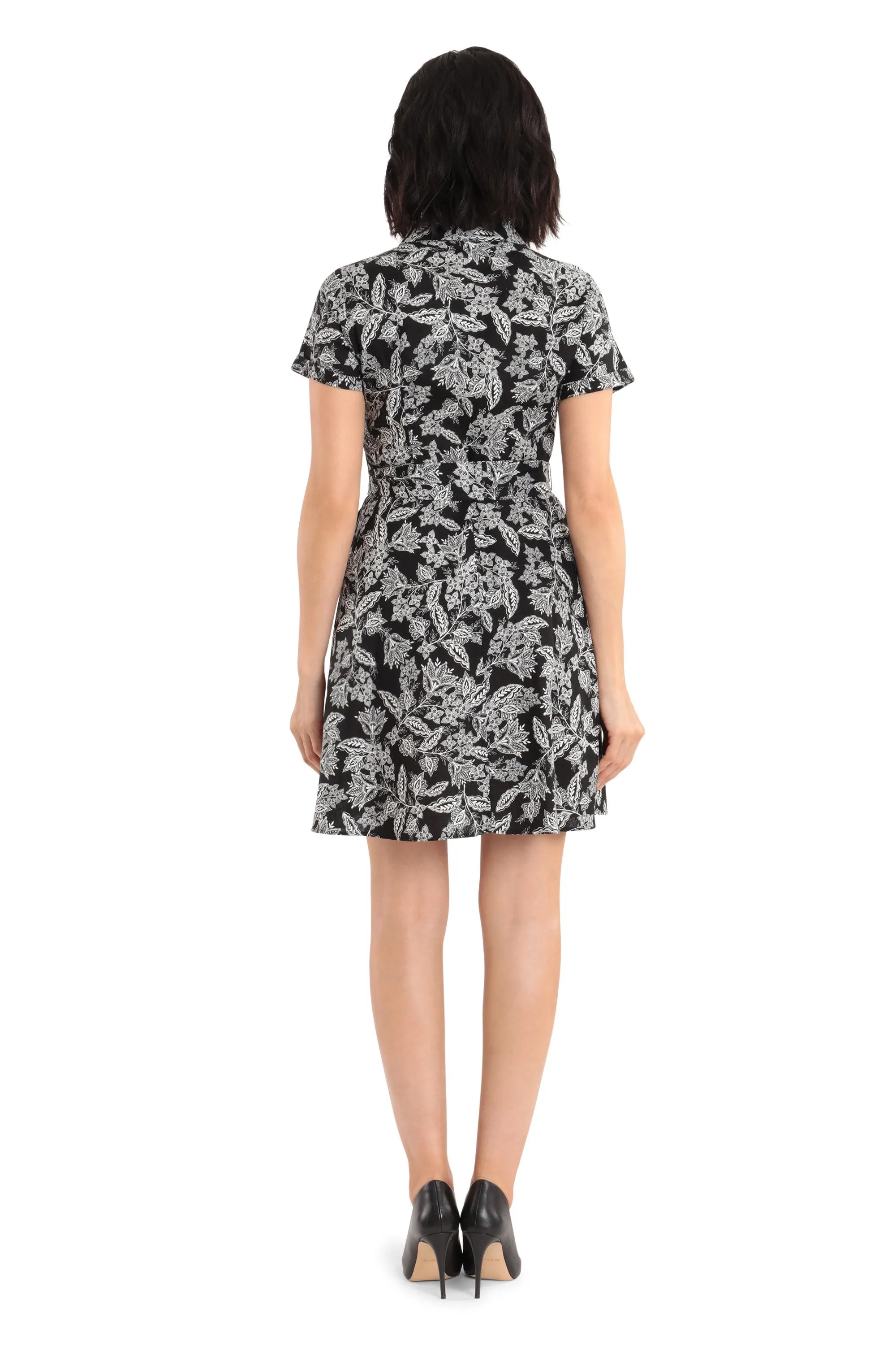 Pre-Order Short-Sleeves Semi-Formal Dress