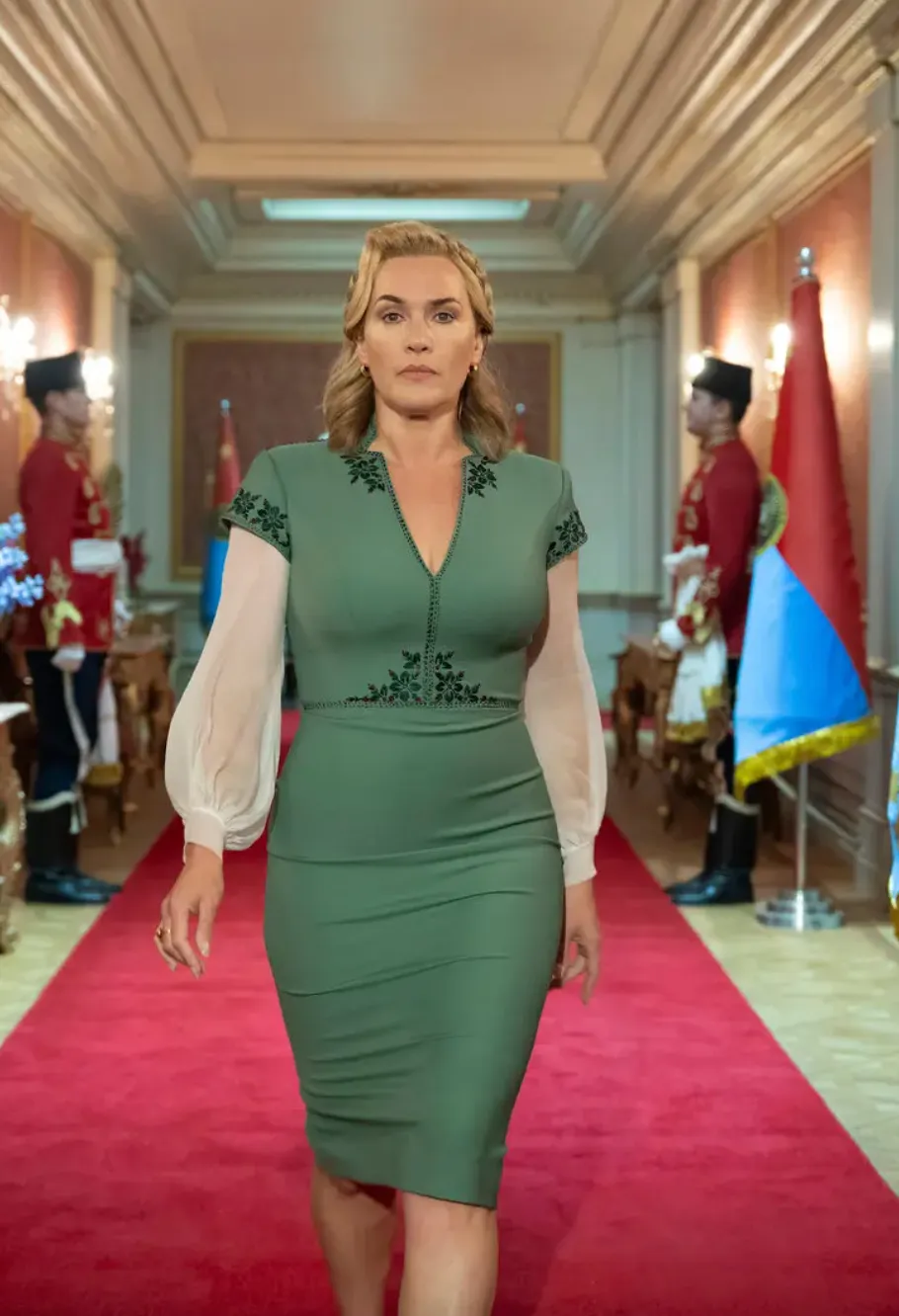 Regina - tv inspired power dress - pencil shape