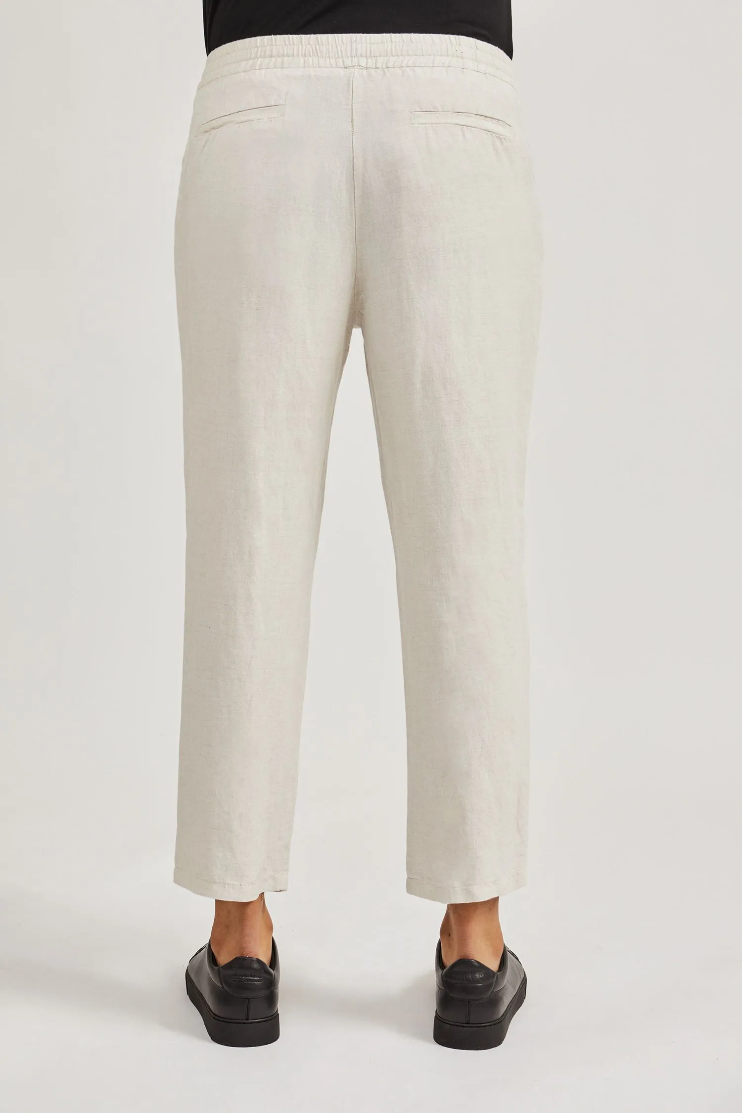 Relaxed Fit Linen Trousers