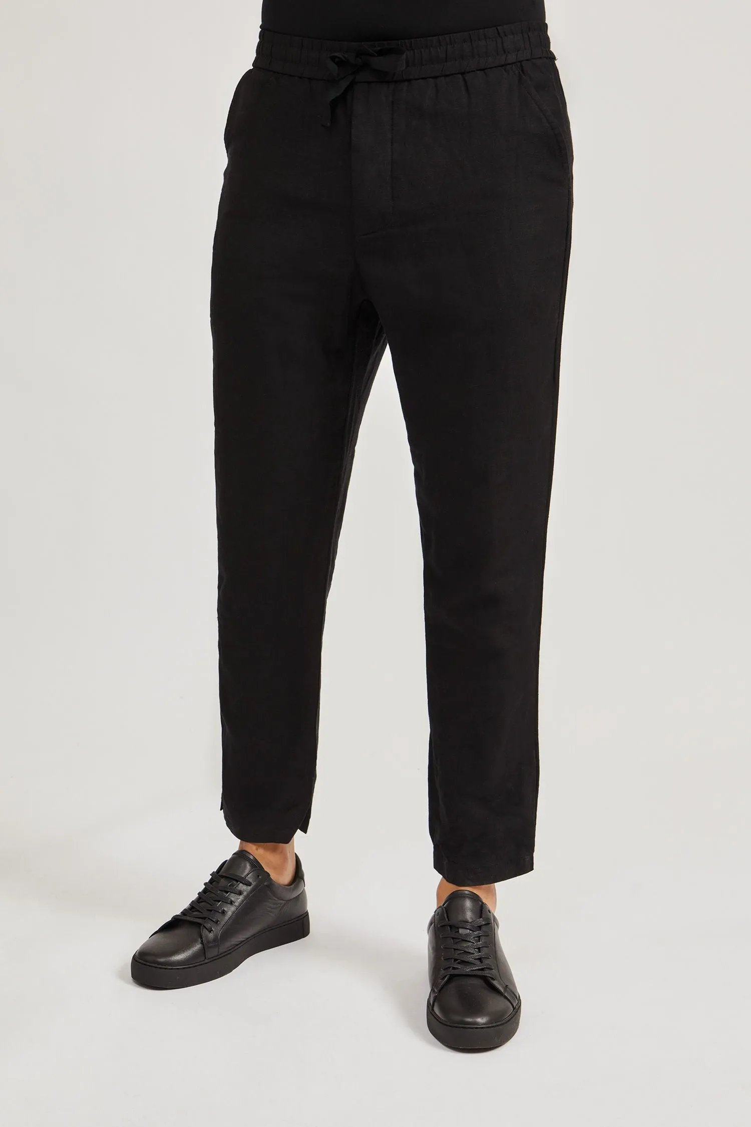 Relaxed Fit Linen Trousers