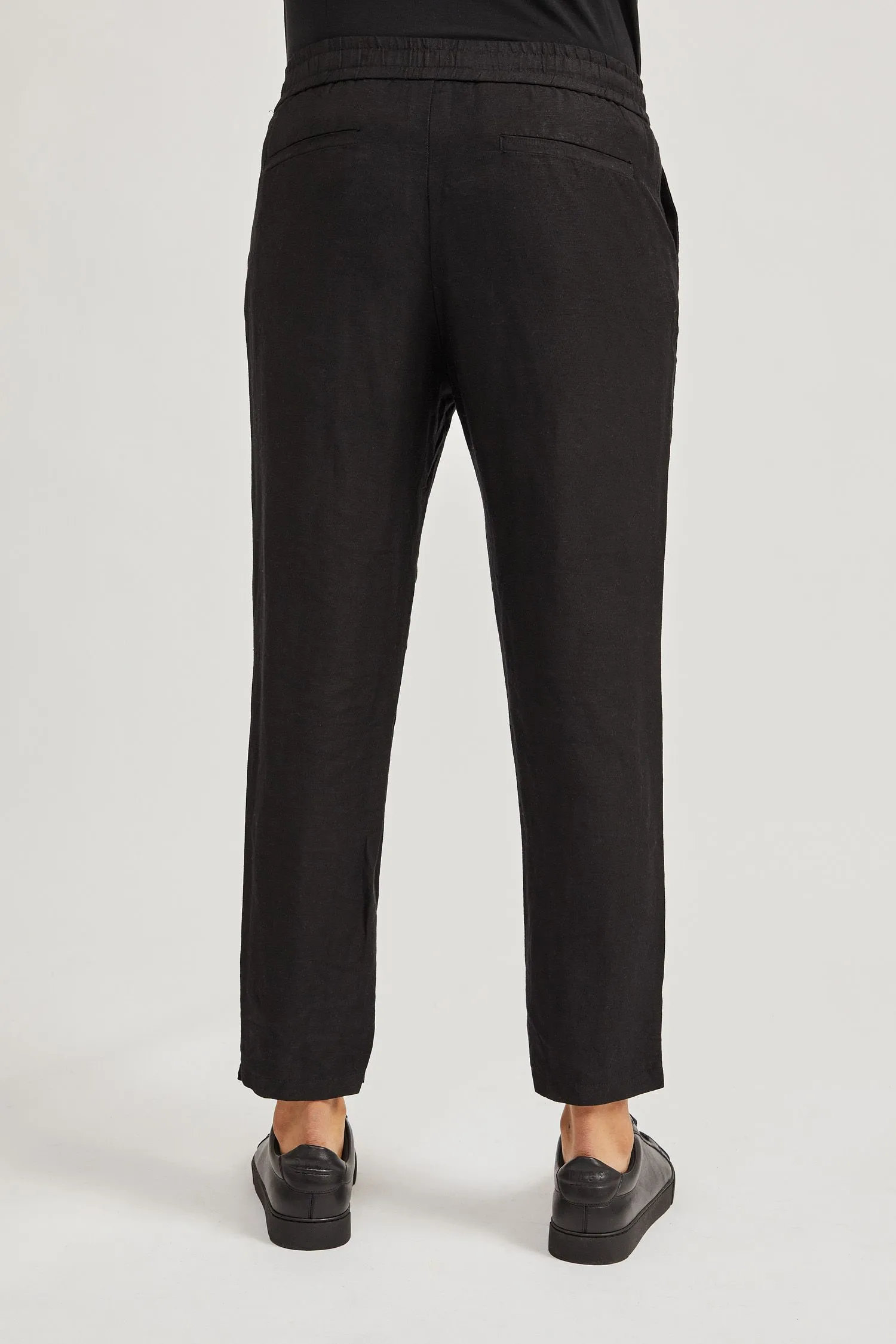 Relaxed Fit Linen Trousers