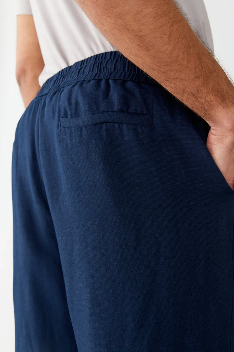Relaxed Fit Linen Trousers