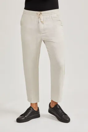Relaxed Fit Linen Trousers