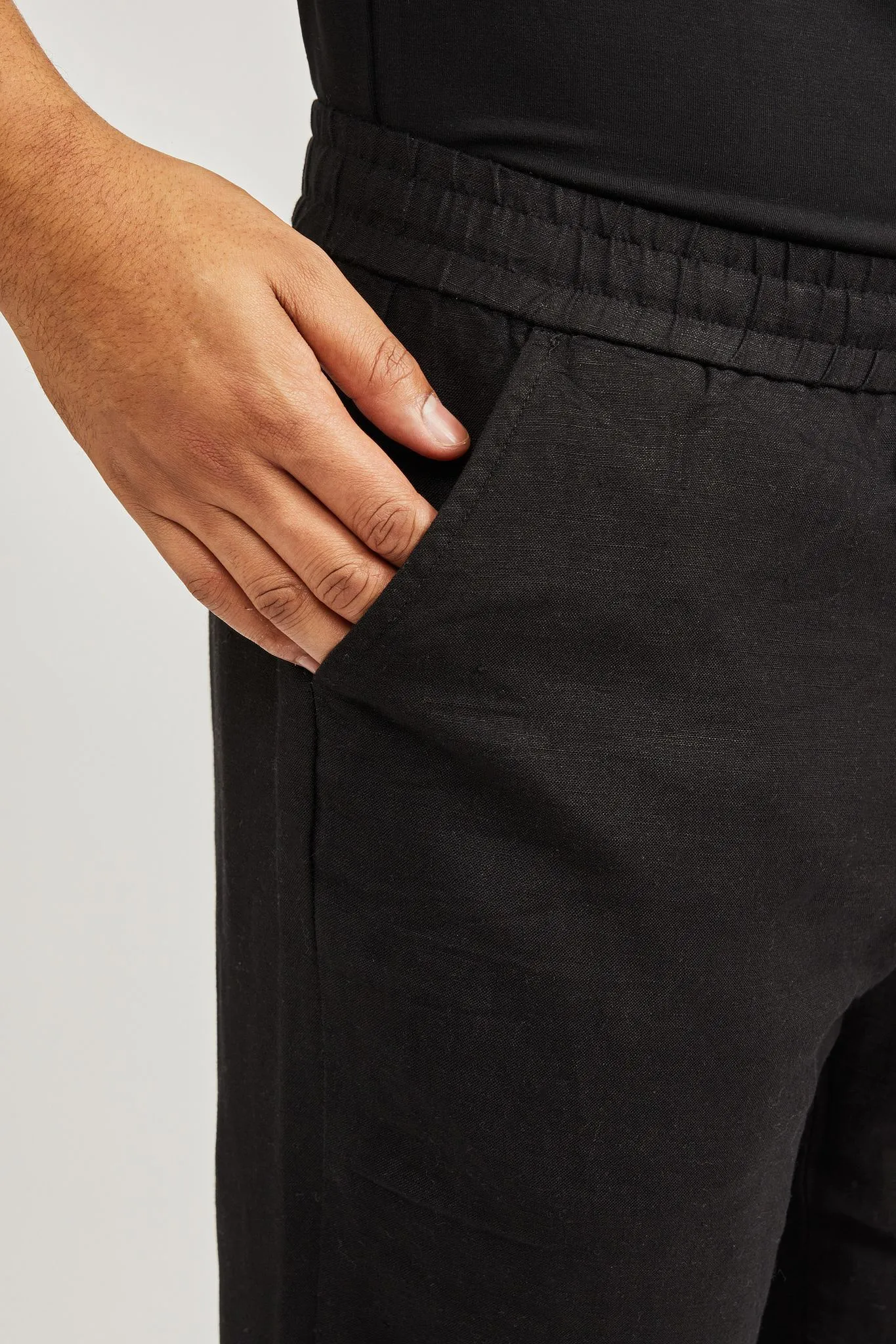Relaxed Fit Linen Trousers