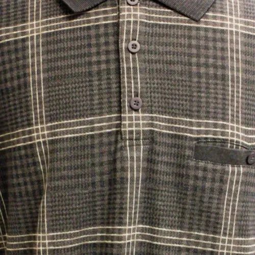 Safe Harbor Allover Long Sleeve Banded Bottom Shirt - 6196-200 Big and Tall