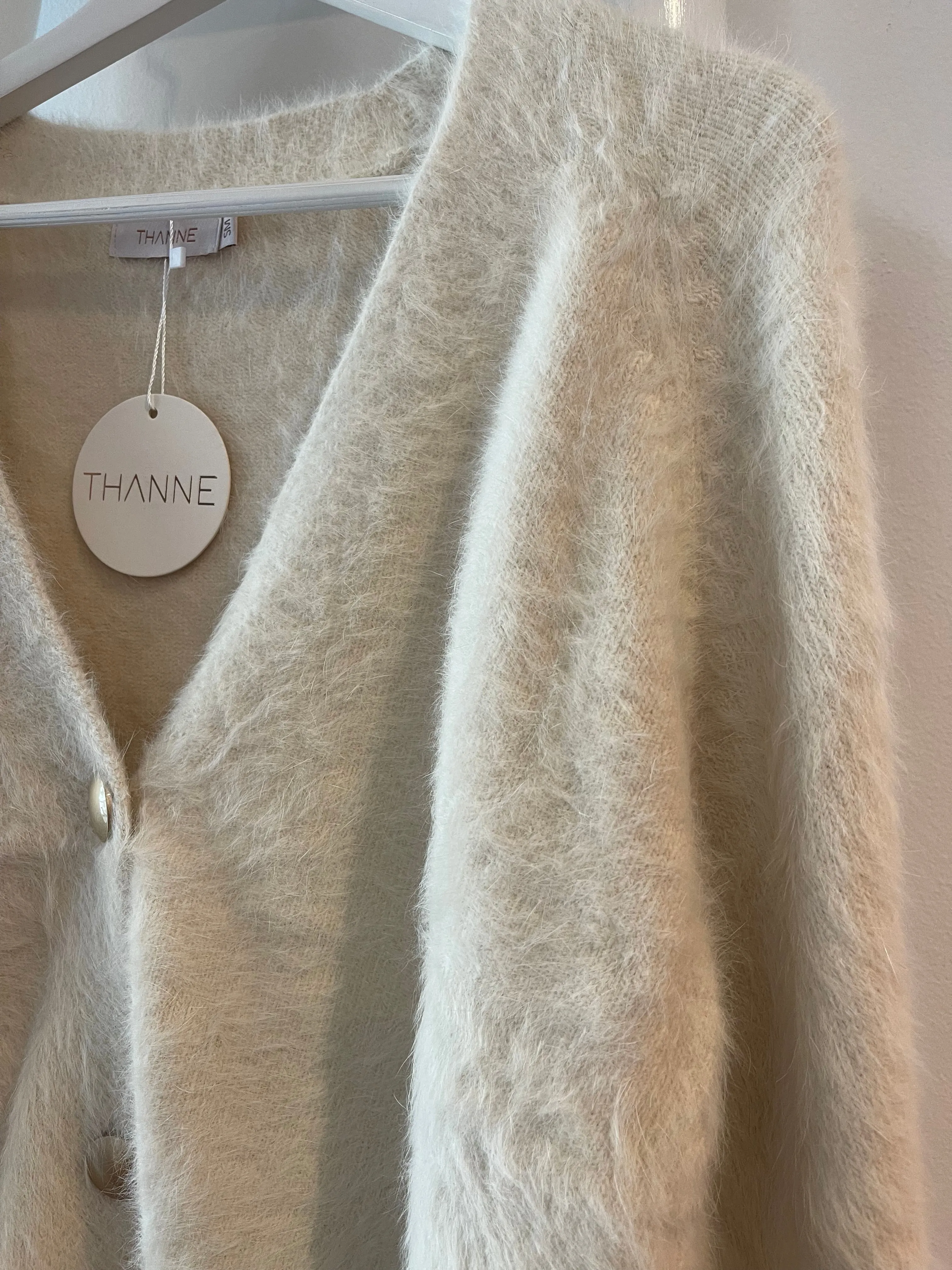 Sandy Fluffy Cardi Cream