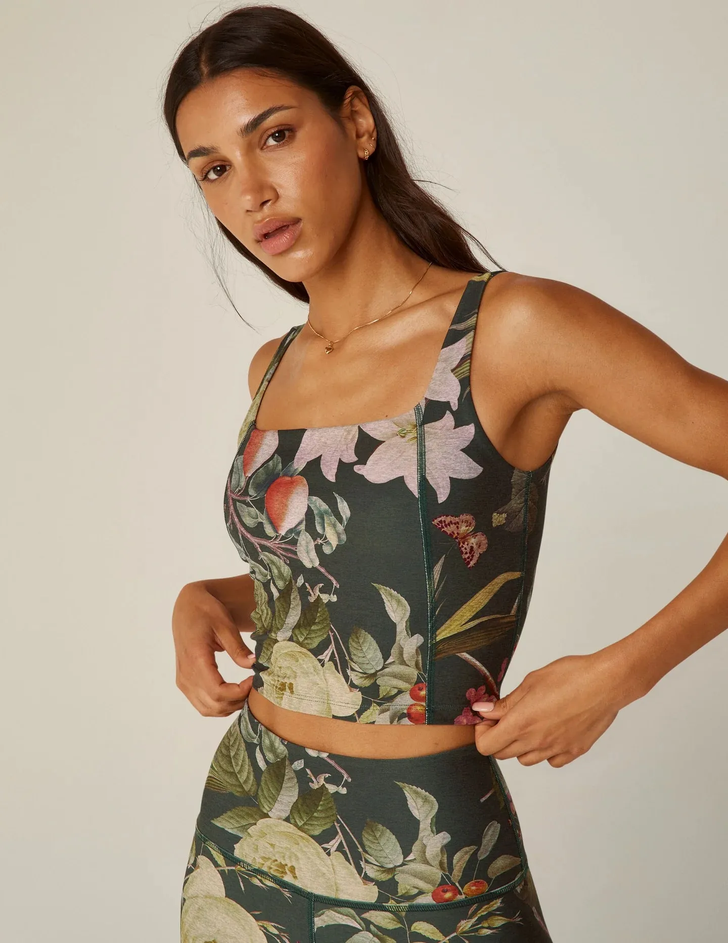Softmark Impress Cropped Tank - Botanical Garden