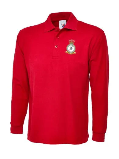 TCW CREST Embroidered Long Sleeve Polo Shirts
