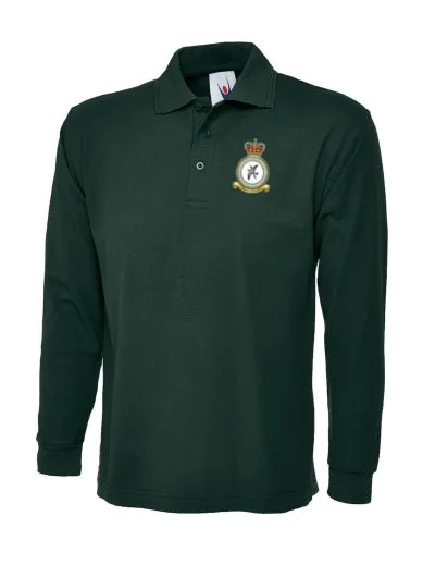 TCW CREST Embroidered Long Sleeve Polo Shirts