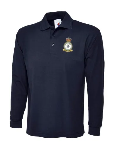 TCW CREST Embroidered Long Sleeve Polo Shirts
