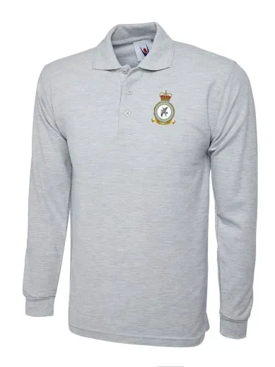 TCW CREST Embroidered Long Sleeve Polo Shirts