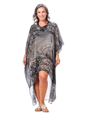 V-NECK CAFTAN LONG