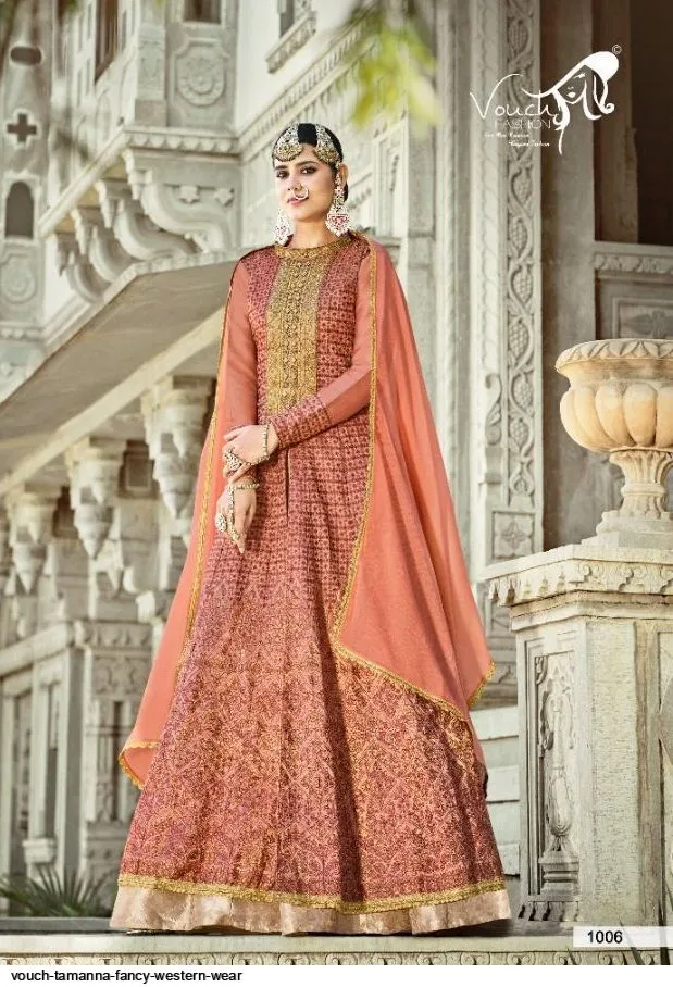 Vouch Tamanna 1001-1007 Series Salwar Kameez With Heavy Look and Beautifull Embroidered Designer Full Stitched Suite