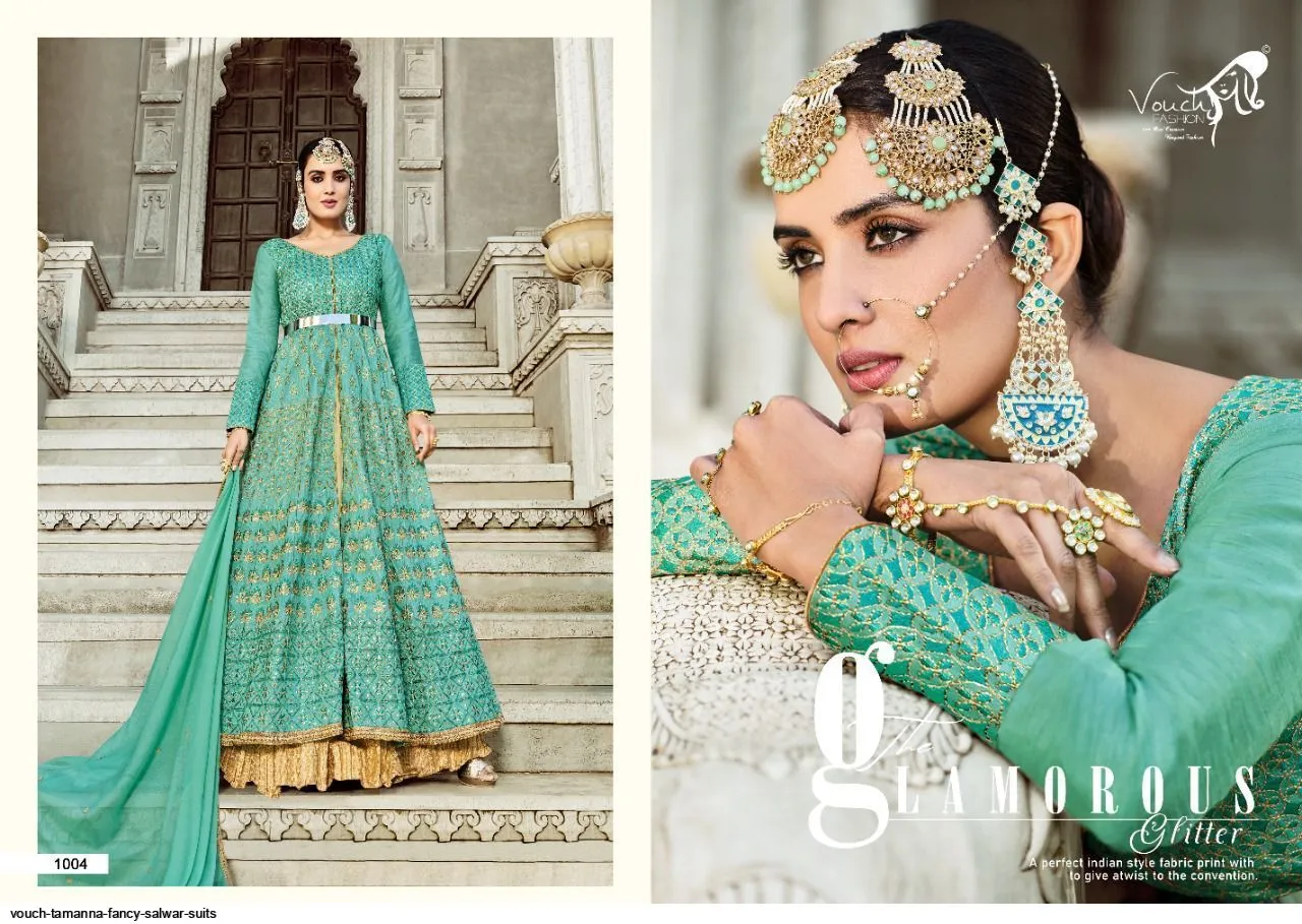 Vouch Tamanna 1001-1007 Series Salwar Kameez With Heavy Look and Beautifull Embroidered Designer Full Stitched Suite