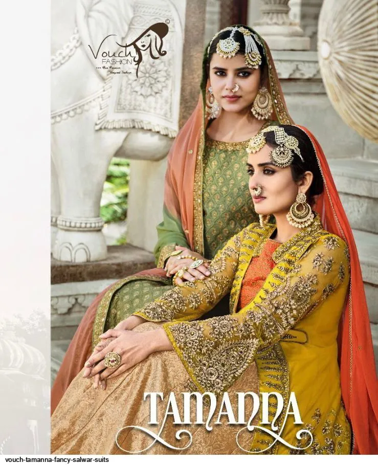 Vouch Tamanna 1001-1007 Series Salwar Kameez With Heavy Look and Beautifull Embroidered Designer Full Stitched Suite