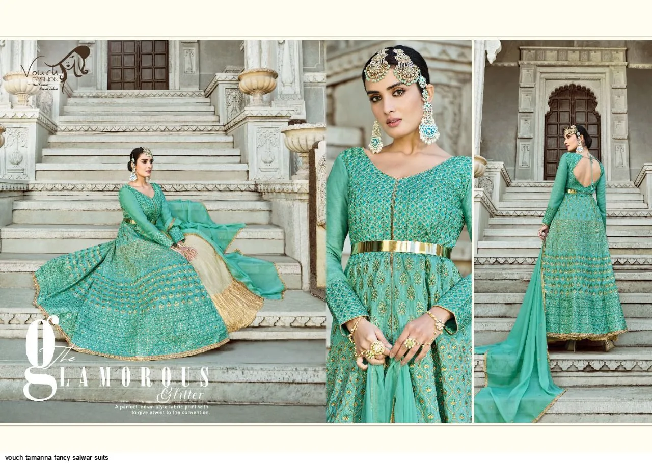 Vouch Tamanna 1001-1007 Series Salwar Kameez With Heavy Look and Beautifull Embroidered Designer Full Stitched Suite