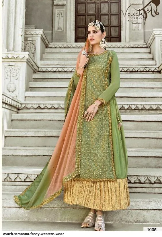 Vouch Tamanna 1001-1007 Series Salwar Kameez With Heavy Look and Beautifull Embroidered Designer Full Stitched Suite