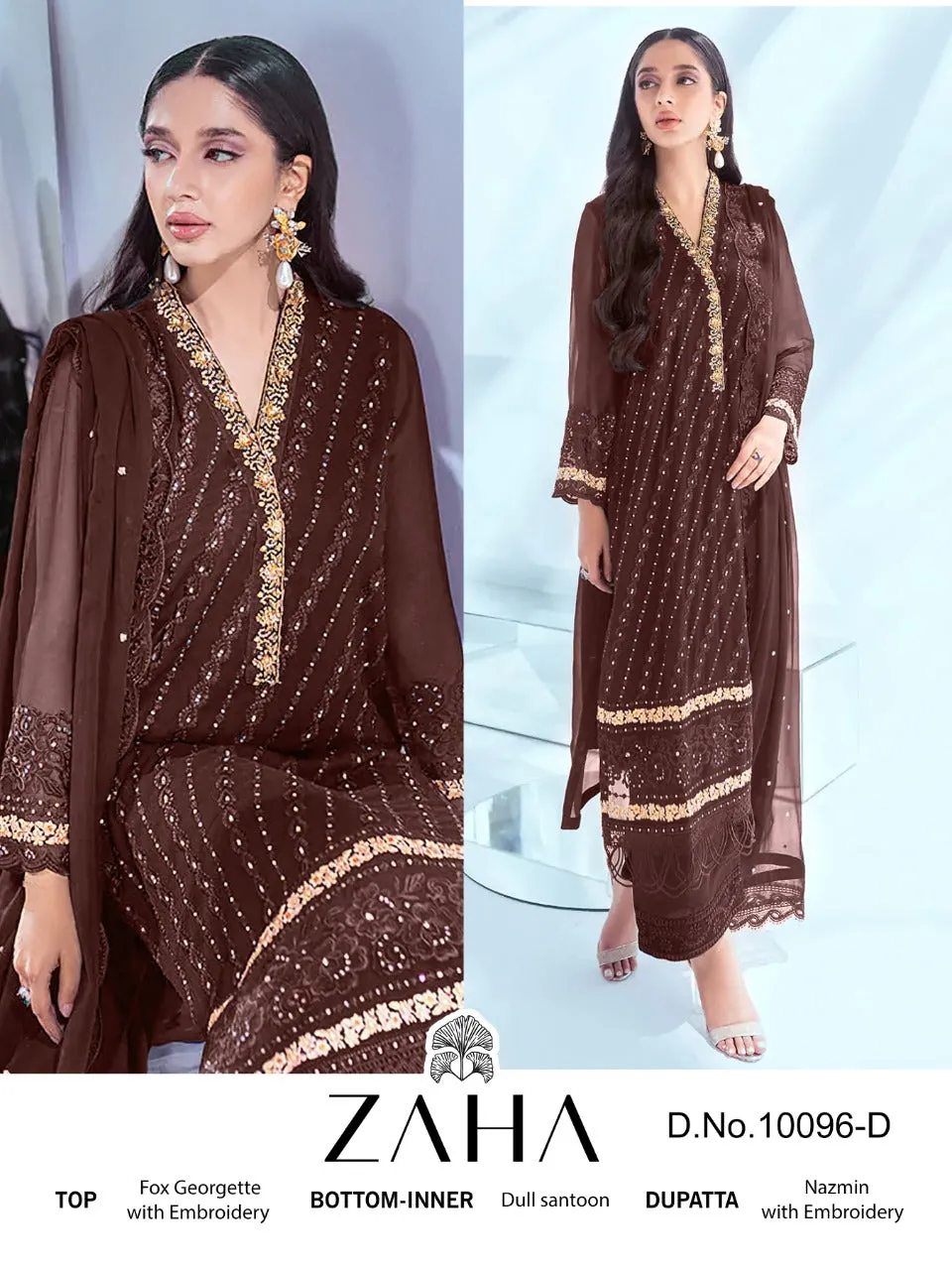 ZAHA D.NO-10096 DESIGNER SUIT