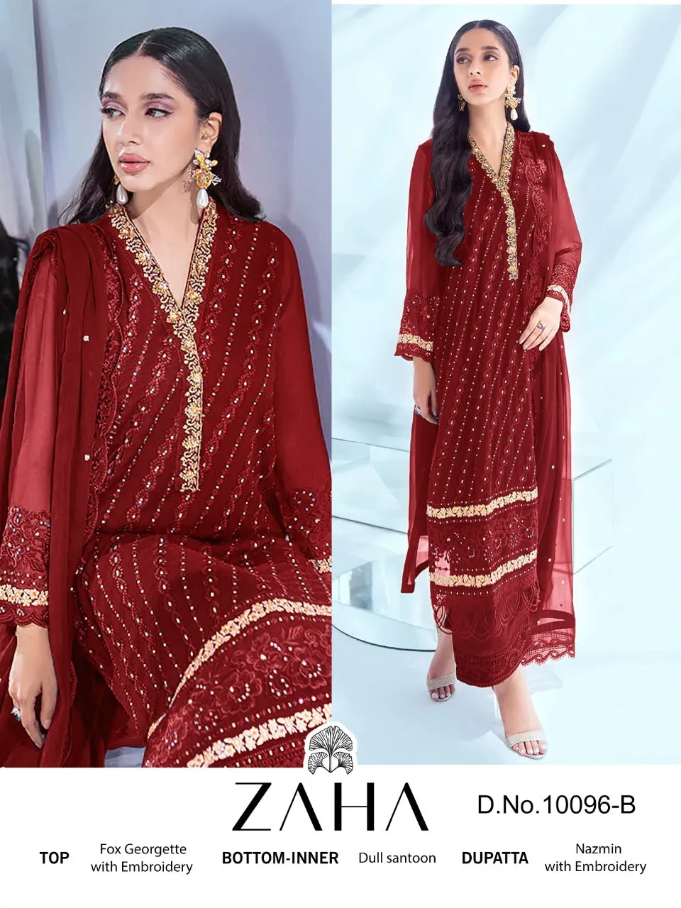 ZAHA D.NO-10096 DESIGNER SUIT