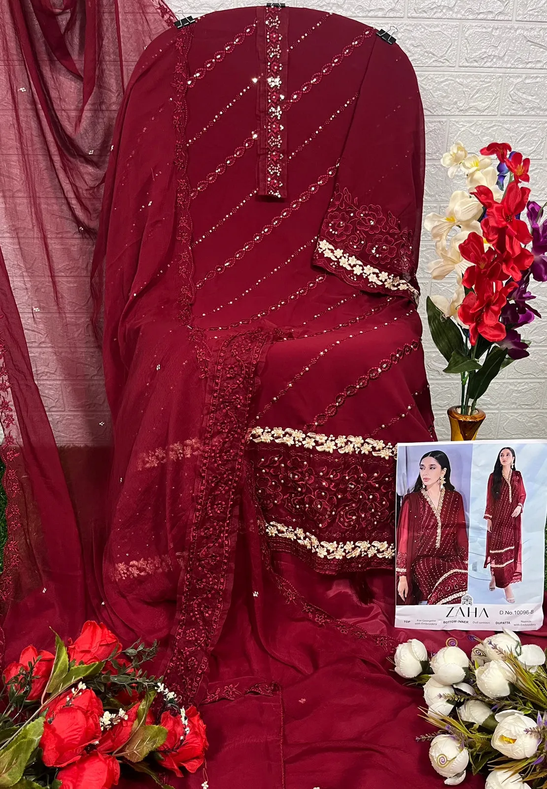 ZAHA D.NO-10096 DESIGNER SUIT