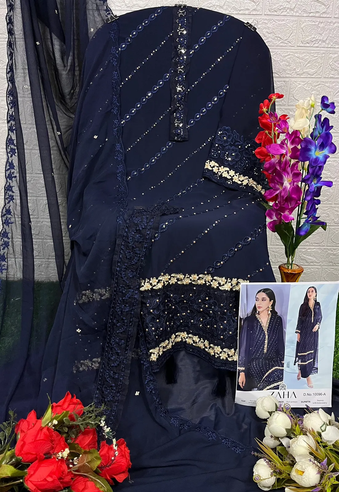 ZAHA D.NO-10096 DESIGNER SUIT