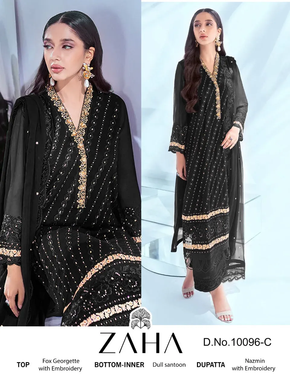 ZAHA D.NO-10096 DESIGNER SUIT