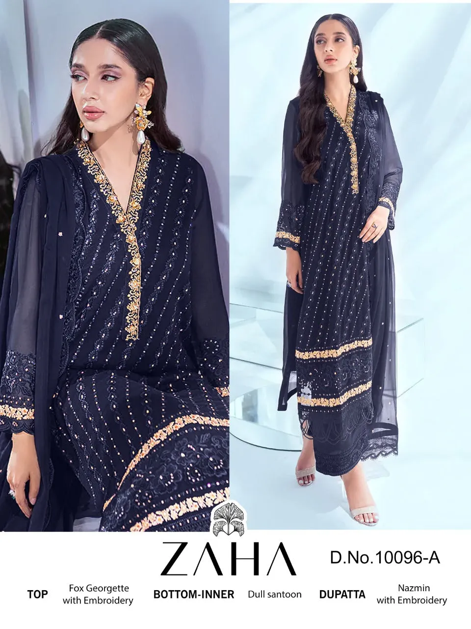 ZAHA D.NO-10096 DESIGNER SUIT